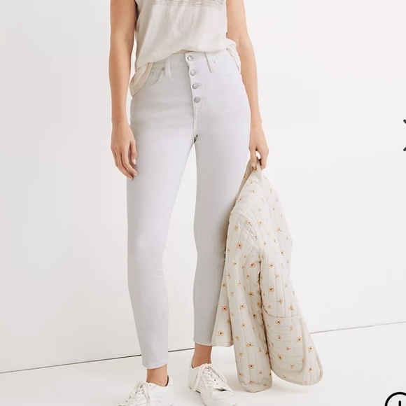 Madewell curvy high rise skinny crop jean MA048 - Picture 1 of 4